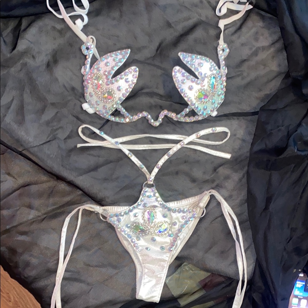 Iridescent Sequin Rave Set